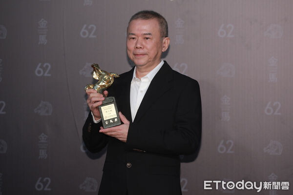 ▲▼ 金馬62頒獎典禮 後臺得獎感言-最佳原著劇本 陳玉勳,大濛。（圖／記者黃克翔攝）