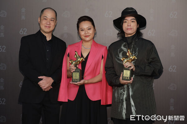 ▲▼ 金馬62頒獎典禮 後臺得獎感言最佳動畫片-世外吳啓忠。（圖／記者黃克翔攝）