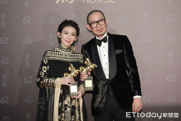 ▲▼金馬62頒獎典禮 後臺得獎感言-最佳原創電影歌曲 詞 : 張吉安,曲:戴佩妮,唱 : 戴佩妮( 地母 )。（圖／記者黃克翔攝）