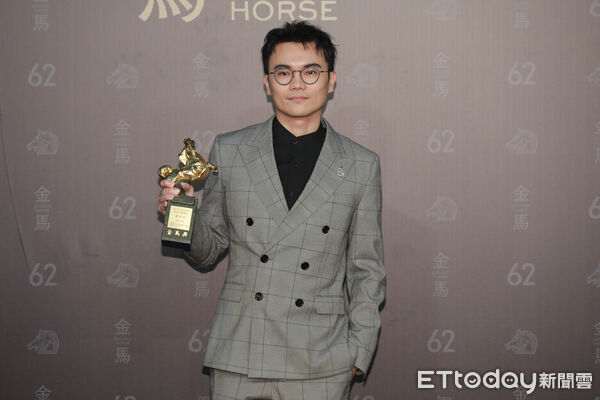 ▲▼ 金馬62頒獎典禮 後臺得獎感言-最佳改編劇本-潘客印-我家的事。（圖／記者黃克翔攝）