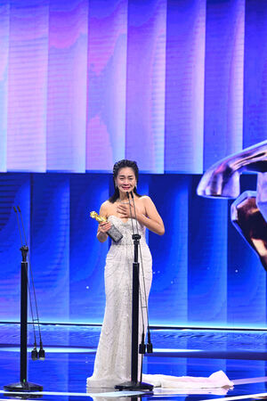 ▲▼最佳女配角：《人生海海》陳雪甄。（圖／金馬執委會提供）