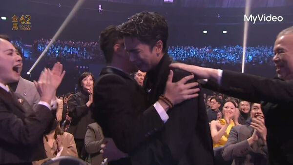 ▲金馬62典禮，最佳男配角得獎者，曾敬驊。（圖／翻攝自MyVideo）