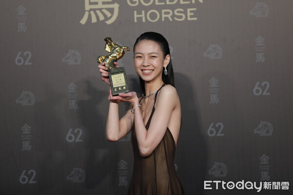 ▲▼  金馬62頒獎典禮 後臺得獎感言最佳新演員 馬士媛 。（圖／記者攝影中心攝）