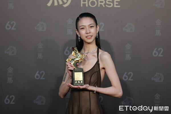 ▲▼  金馬62頒獎典禮 後臺得獎感言最佳新演員 馬士媛 。（圖／記者攝影中心攝）