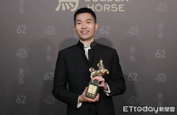 ▲▼金馬62頒獎典禮 後臺得獎感言最佳導演-李駿碩。（圖／記者周宸亘攝）