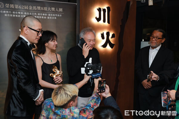 ▲▼地母慶功宴-張吉安、李安、李屏賓、許恩怡。（圖／記者周宸亘攝）