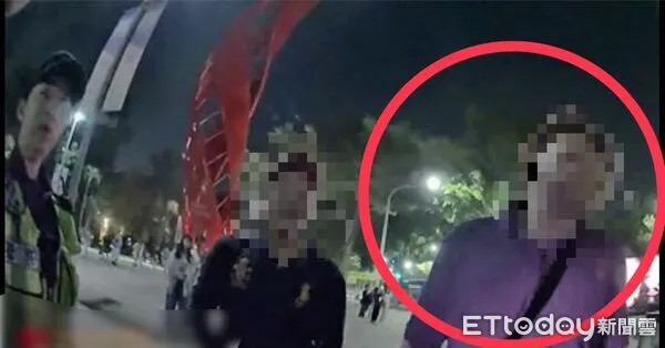 ▲跟員警發生追逐的陳姓攤商             。（圖／記者吳奕靖攝）