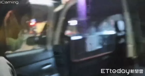 ▲北投警方使用毒品唾液快篩試劑逮捕一名毒駕男子。（圖／記者張君豪翻攝）