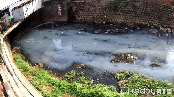 ▲台中,汙水。（圖／台中市環保局提供）
