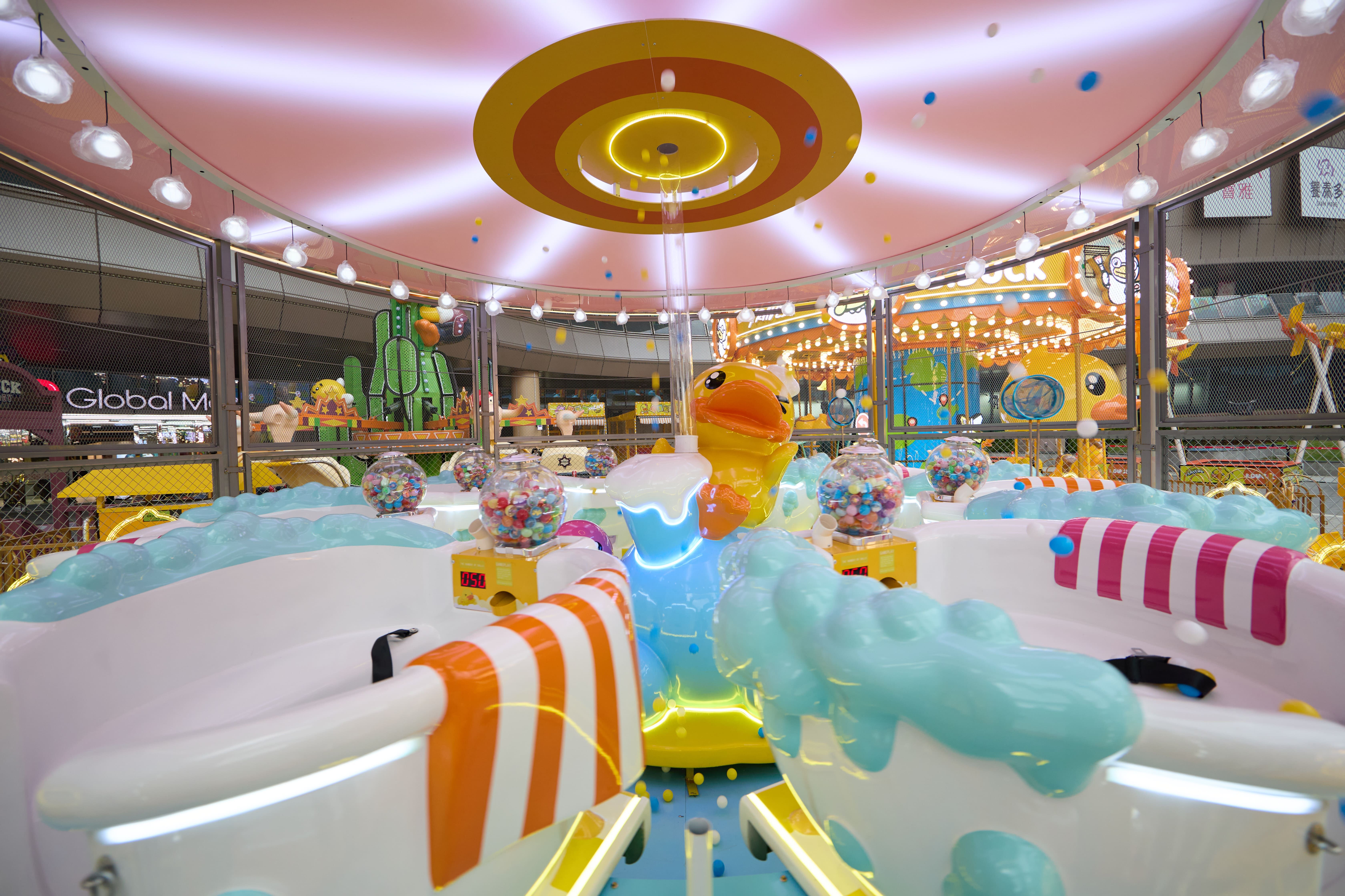 ▲Global Mall環球購物中心桃園A19引進「B.Duck 城市樂園」。（圖／業者提供）