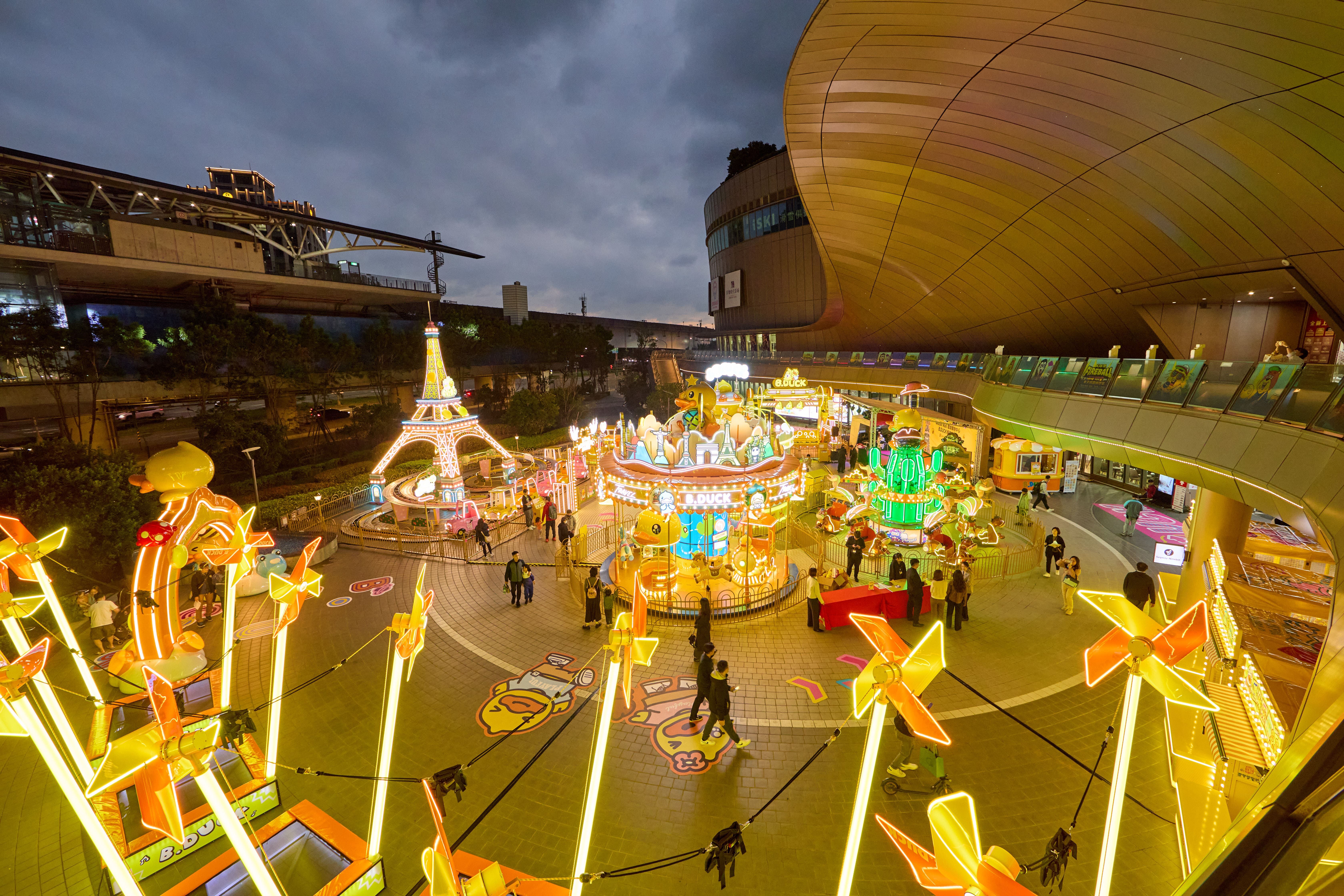 ▲Global Mall環球購物中心桃園A19引進「B.Duck 城市樂園」。（圖／業者提供）