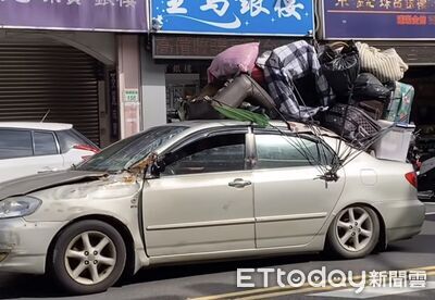 轎車當貨車開!桃園「移動城堡」太誇張 警方將開罰