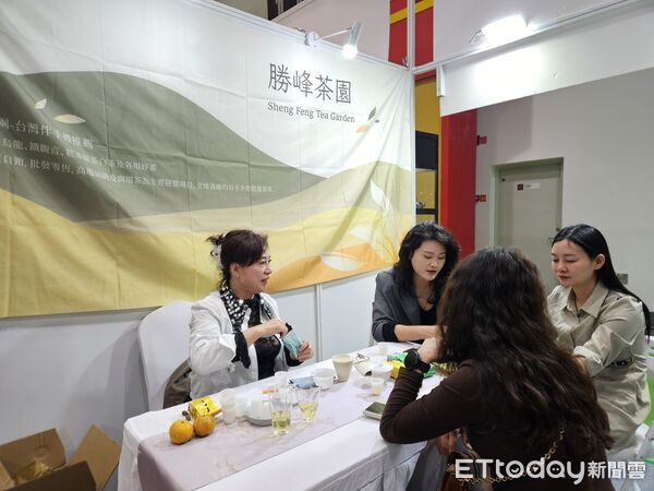 ▲▼南投勝峰茶園鄭家如，茶博會。（圖／記者陳冠宇攝）