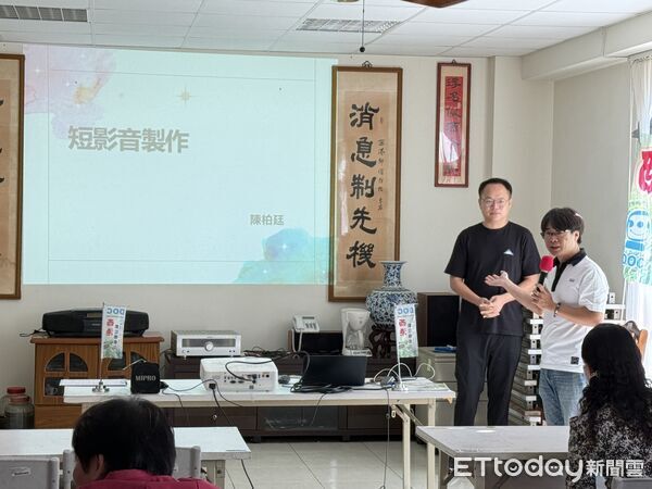 ▲南消第三大隊攜手西港數位機會中心，替義消與婦宣人員開辦 AI &times; 短影音課程。（記者林東良翻攝，下同）