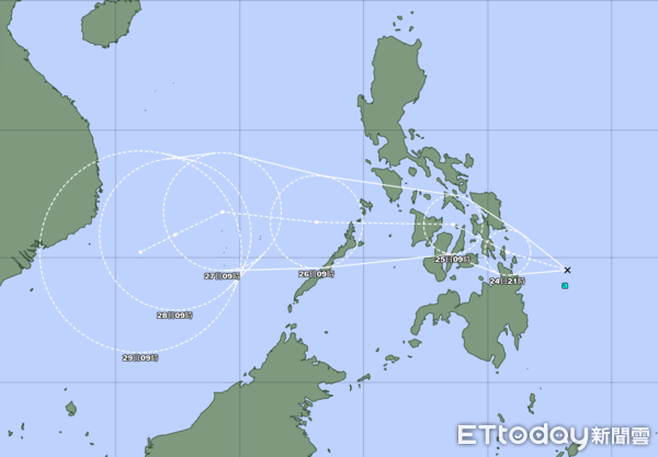 ▲▼熱帶性低氣壓生成。（圖／取自日本氣象廳網站）