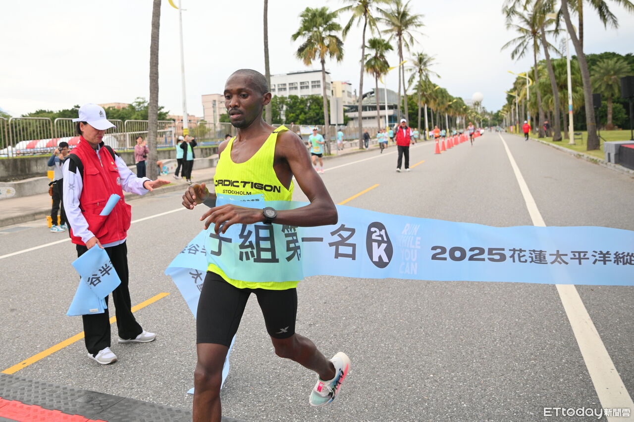 花蓮太平洋縱谷馬拉松盛大開跑　肯亞好手包辦男女半馬冠軍