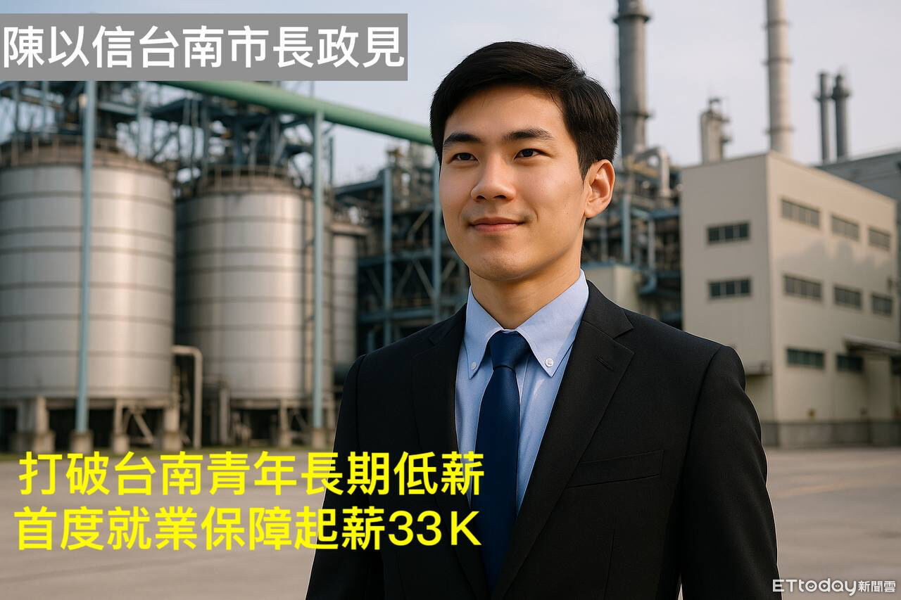 陳以信拋「青年首度就業起薪33K」　設籍台南畢業3年內可申請補助