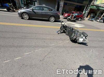 屏東75歲駕駛突開車門　騎士閃不過撞上慘摔...連吃2張罰單