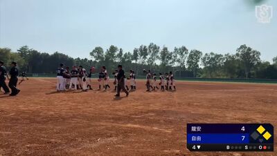 楊恩宥投打俱佳領軍 自由國小7比4退龍安闖8強