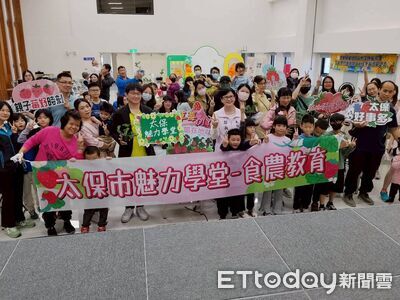太保市長鄭淑分推動食農教育　親子手作草莓盆栽增知識