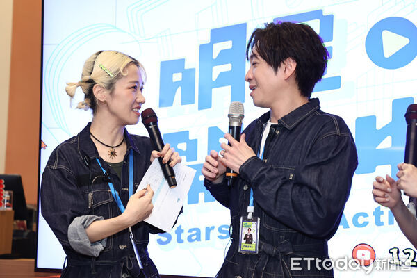 ▲▼ 《明星製作公司》記者會, Lulu黃路梓茵,陳漢典    。（圖／記者徐文彬攝）