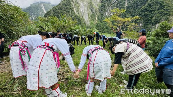 ▲▼落支煙部落及建築遺構。（圖／太管處提供，下同）