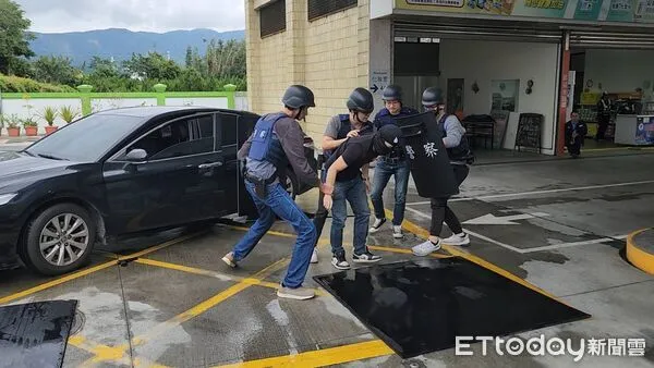 ▲台東關山加油站實兵演練強化安全防護。（圖／記者楊晨東翻攝）