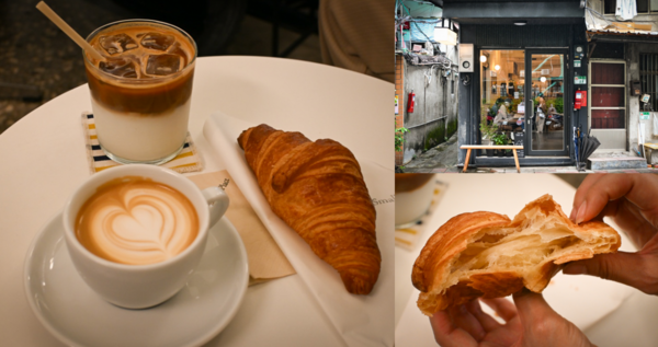 ▲▼台北古亭巷弄咖啡廳「A Small Place」，小巧溫馨，生意非常好，外酥內軟可頌必點。（圖／部落客水晶提供）