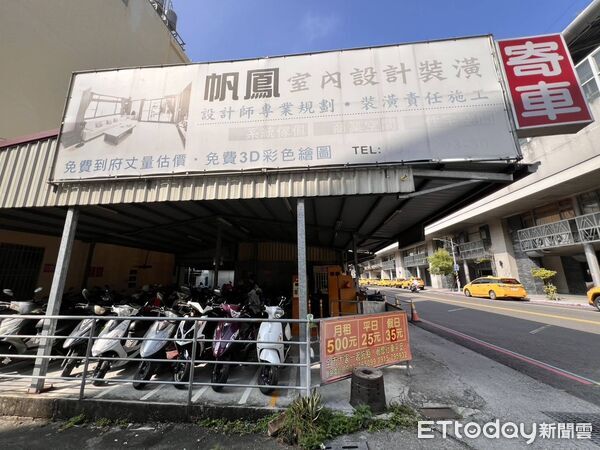 ▲屏東縣政府查獲「帆鳳機車停車場」未申請停車場登記證。（圖／屏東縣政府提供）