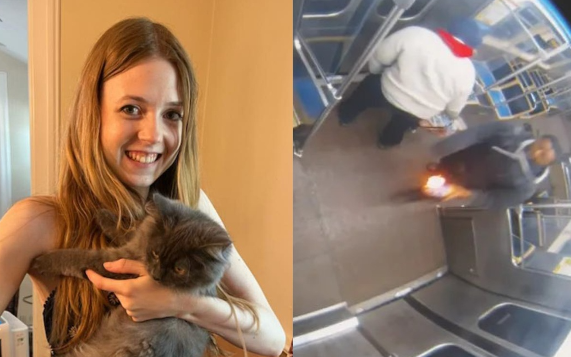 搭地鐵被縱火犯淋汽油　26歲女「全身著火求救」車廂內無人幫忙