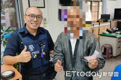 重機騎士口袋掉出300元　屏東64歲男撿到急送警局