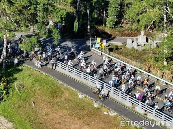 ▲上千民眾參加日月潭自行車Come!BikeDay嘉年華。（圖／日月潭國家風景區管理處提供）