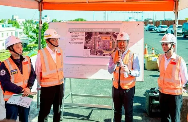 ▲中豐交流道工程進度超前