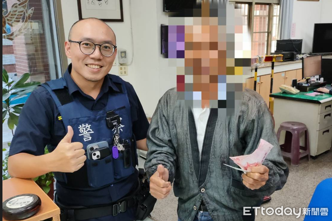 重機騎士口袋掉出300元　屏東64歲男撿到急送警局