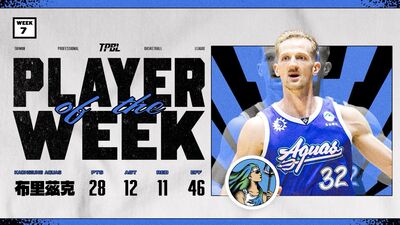 「烏克蘭猛將」砍大三元止敗 海神布里茲克奪第7周MVP