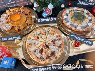 達美樂聖誕推「抹茶火山」3新品 必勝客「嫩牛大蝦起司」回歸