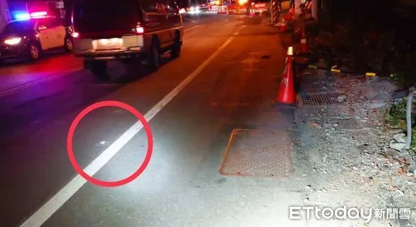 ▲車禍現場遺留自小客車「拖車鈎蓋」成為鐵證。（圖／玉里分局提供，下同）