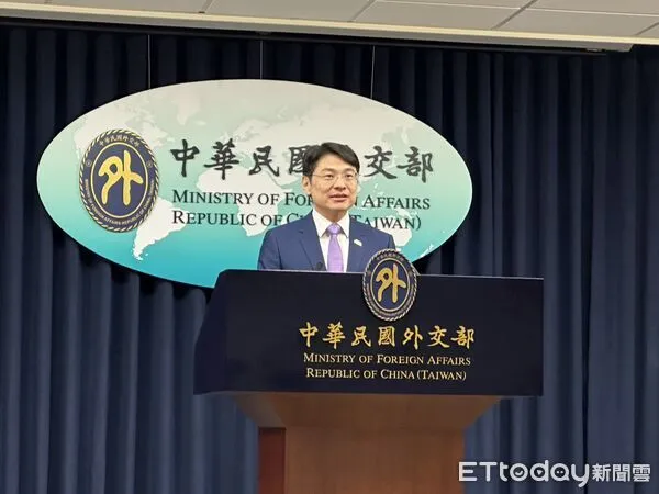 ▲▼外交部發言人兼公眾會執行長蕭光偉。（圖／記者詹詠淇攝）