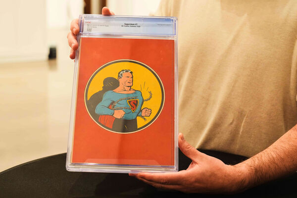 ▲▼DC漫畫公司出版的《超人》第一期漫畫。（圖／達志影像／美聯社）