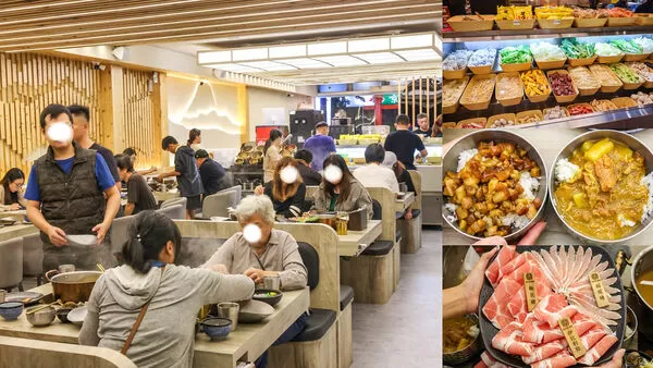 ▲▼啵仔旬鍋物蘆洲店。（圖／部落客陳小可的吃喝玩樂授權提供）