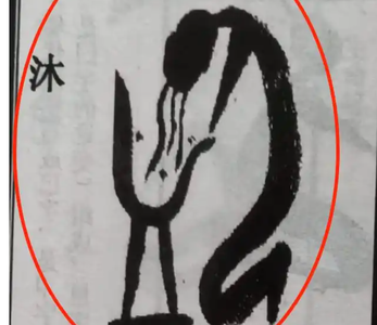 甲骨文像是「洗頭」爆紅 專家解答後...陸網友全猜錯