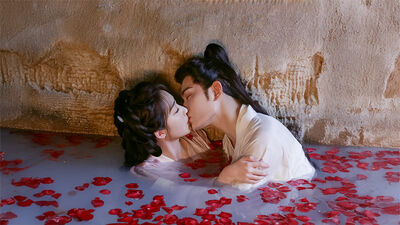 陸劇男神「鴛鴦浴濕身告白」靈動系女星!激吻40秒…害羞過程曝光