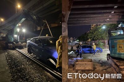 快訊／基隆毒蟲駕車闖平交道！爆胎「棄車落跑」　台鐵列車延誤