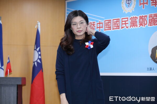 ▲▼新任國民黨主席鄭麗文。（圖／記者湯興漢攝）