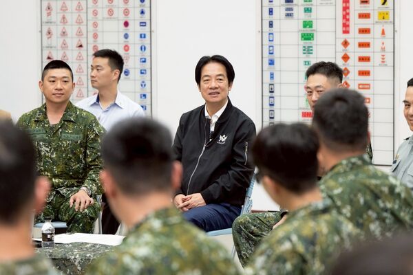 ▲▼總統賴清德視導中部救災部隊。（圖／總統府提供）