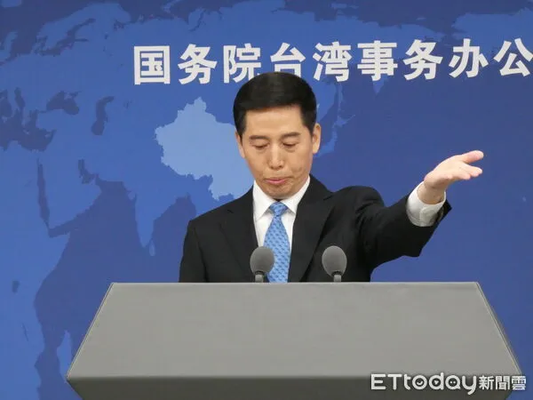 ▲▼大陸國台辦發言人彭慶恩20251126。（圖／記者陳冠宇攝）