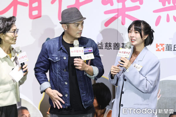 ▲范逸臣、黃沐妍出席《你說,我想聽》短片發布會。（圖／記者林敬旻攝）