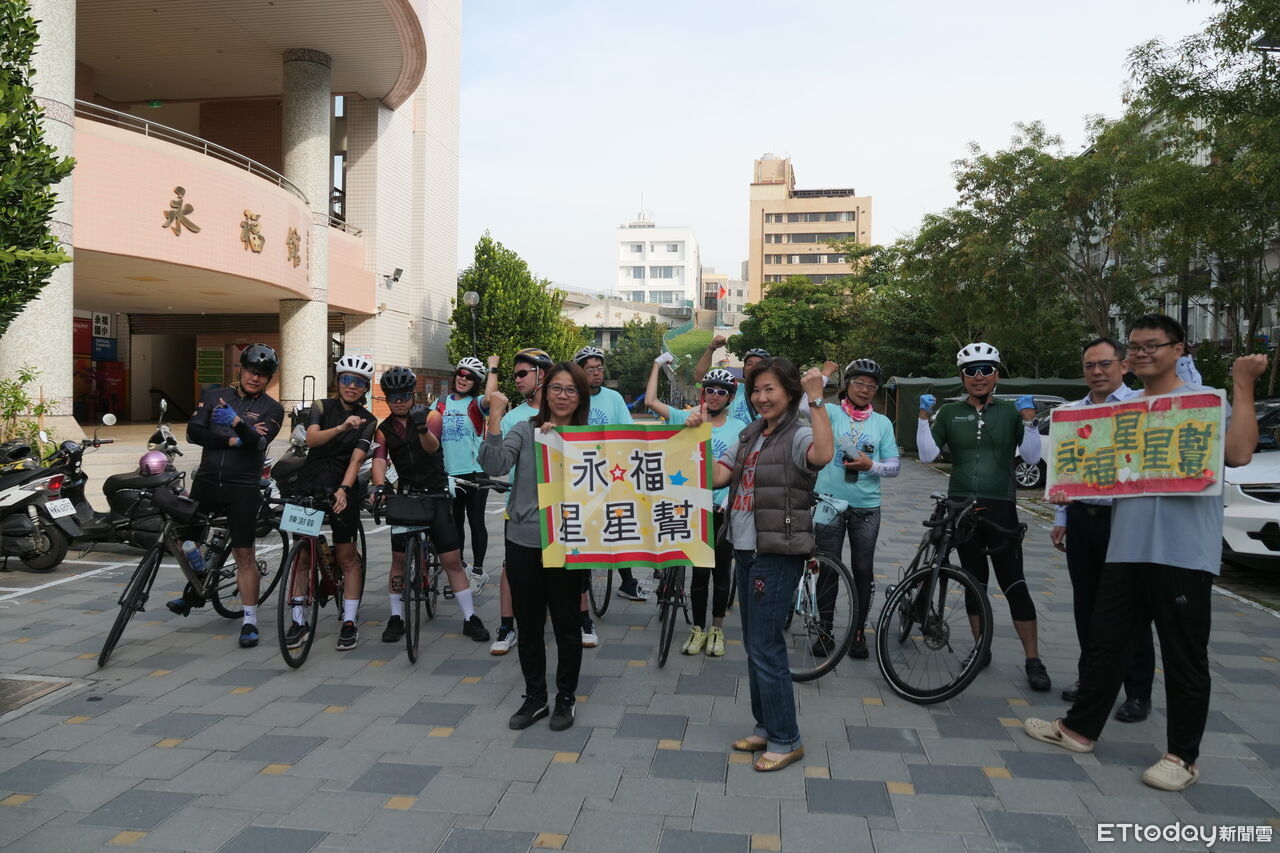 11天千里挑戰!自閉症單車團行經南台灣 永福國小陪騎、補給、加油全力挺