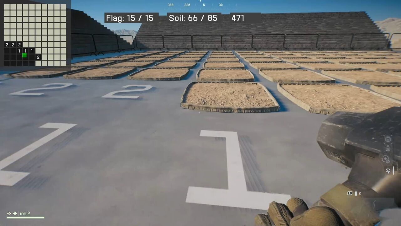 ▲▼《戰地風雲6》玩家自製「踩地雷」地圖。（圖／翻攝自X／@renibrain）