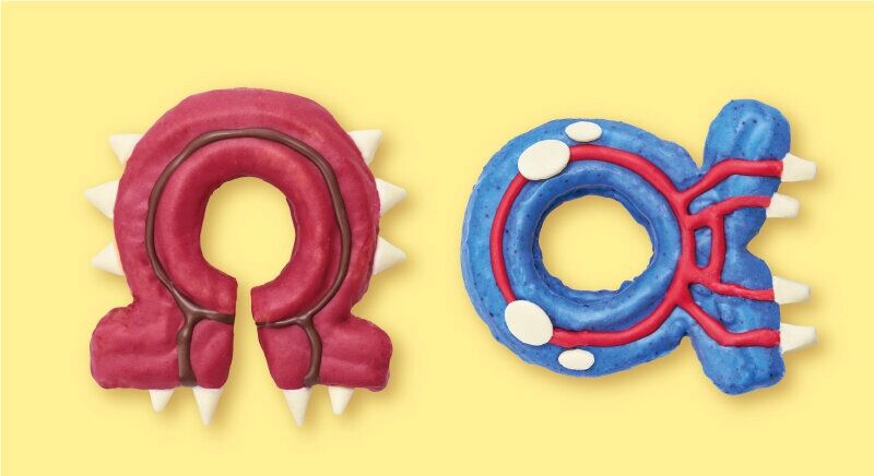 ▲▼《寶可夢傳說Z-A》合作甜點暗示固拉多、蓋歐卡回歸。（圖／翻攝自Pikachu Sweets）